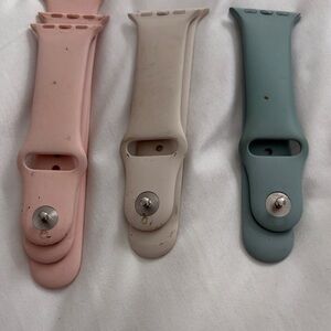 Apple Smartwatch Bands - Pink, Beige, Blue